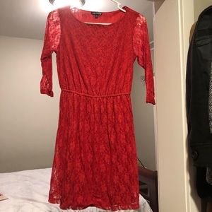 Red Lace Dress